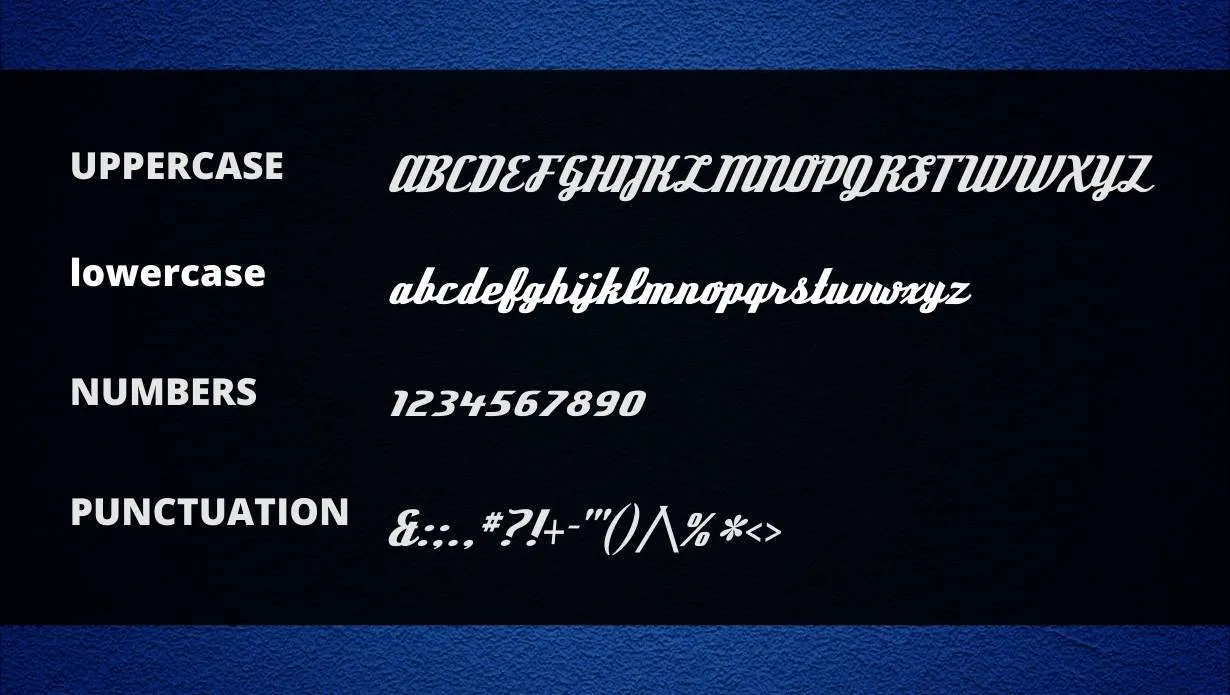 view of Deftone Stylus font