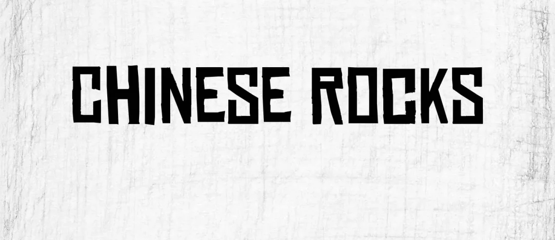 Chinese Rocks Font