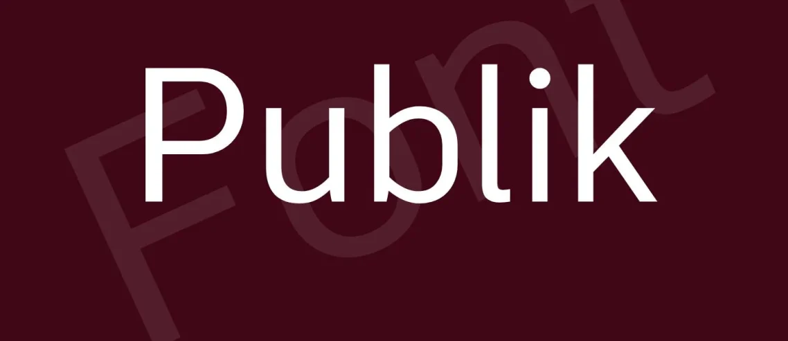 Publik Font
