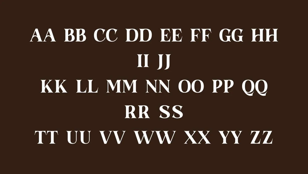 View of Hulbert Hopper Display Font (1)