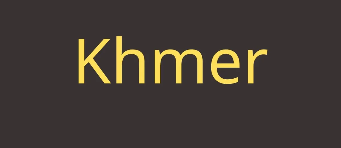 Khmer Font