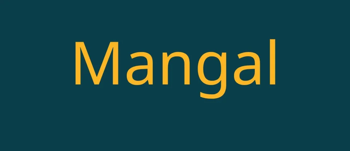 Mangal Font