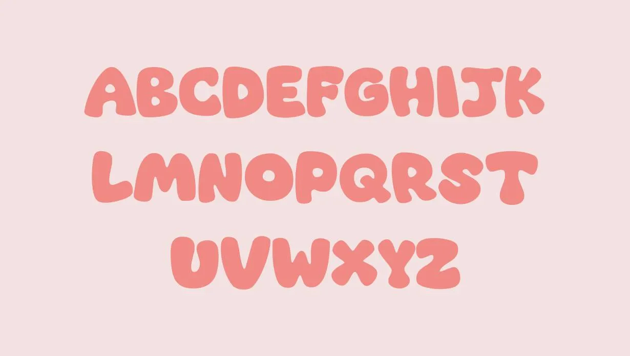 Super Bubble Font