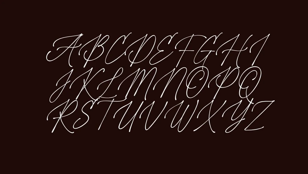 View of adeptly font