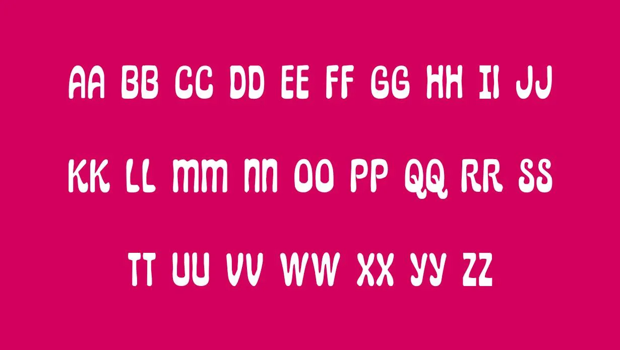 View of pepperland Font