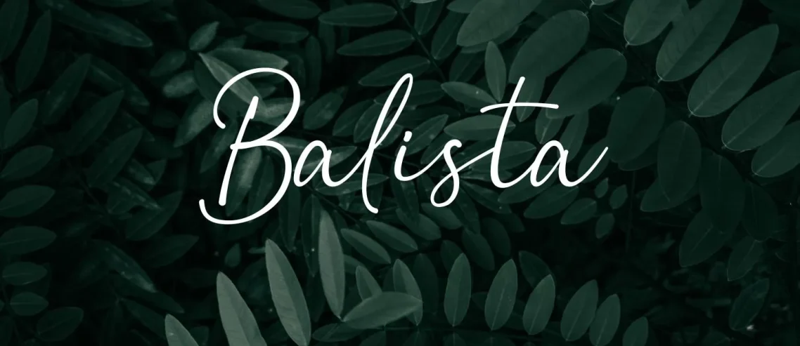 Balista font