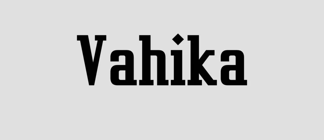 Vahika Font