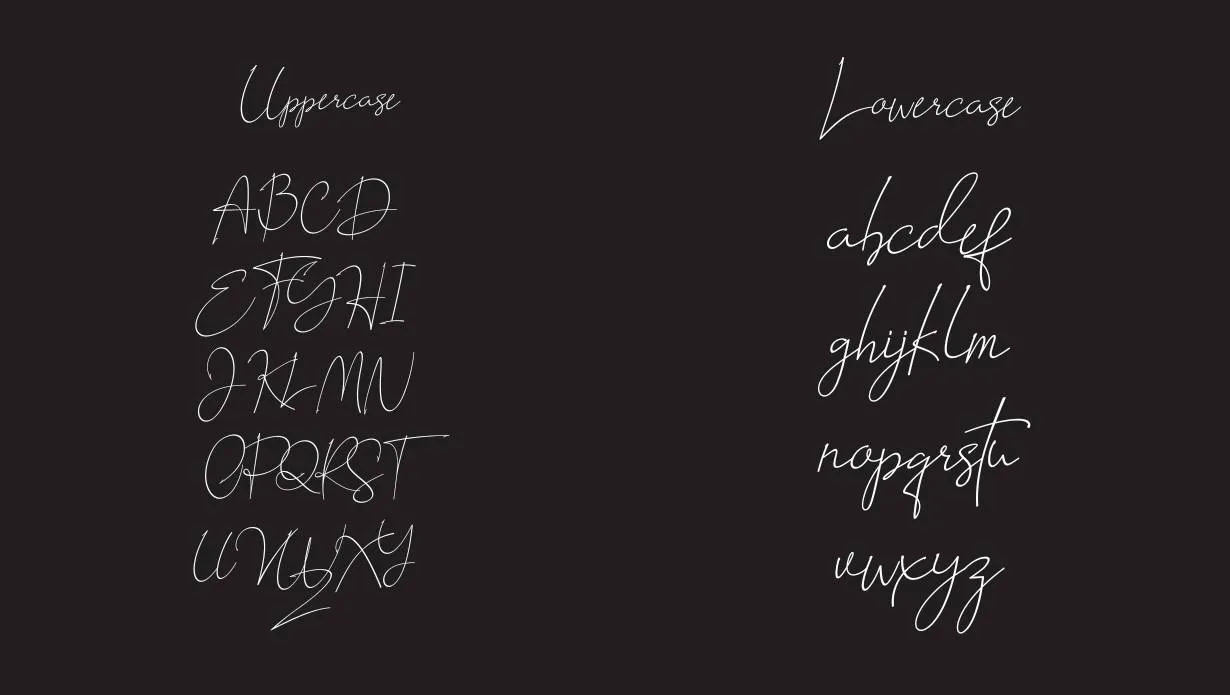 Larosh Sithal Signature Font