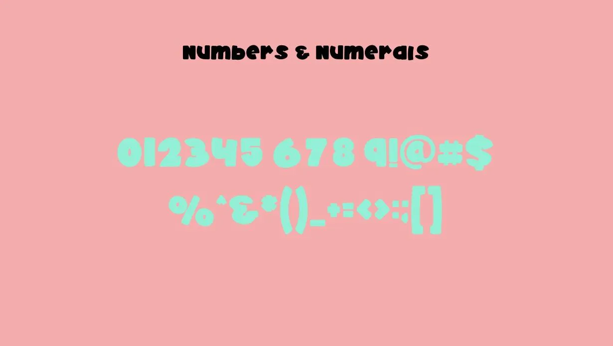 View of Happy Donuts Font