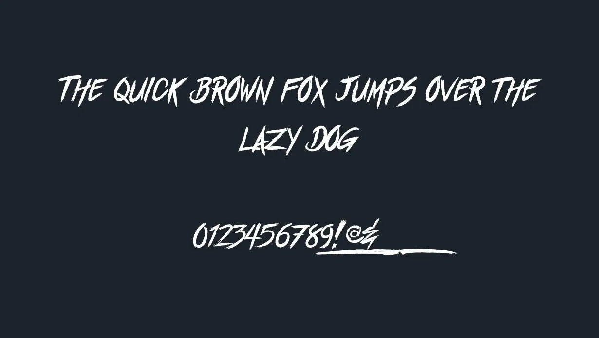 view of street fighter font