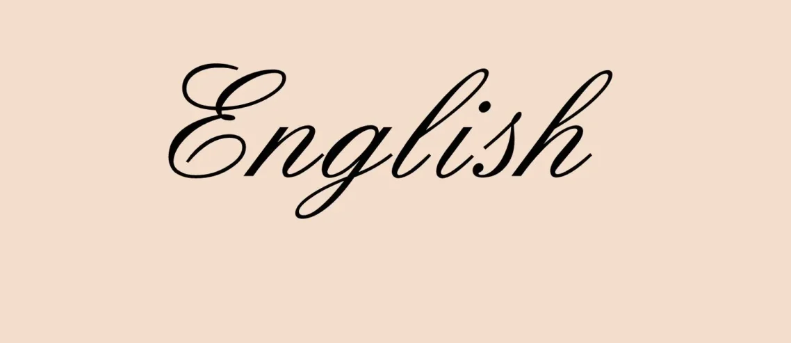 English Font