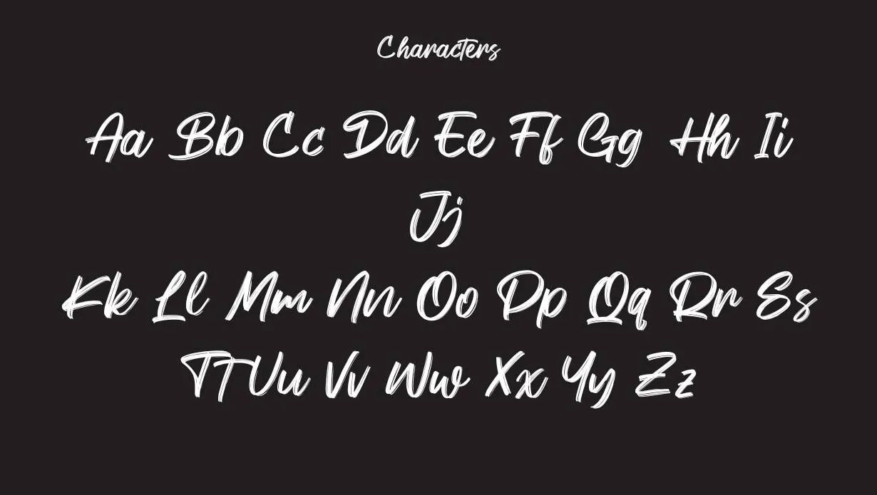 View of keypass font