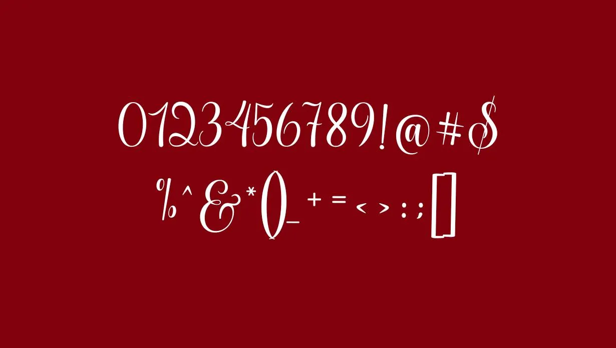 View of pretty heart font (2)
