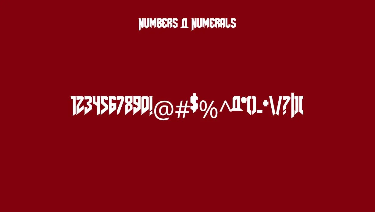 AmazDooM Font