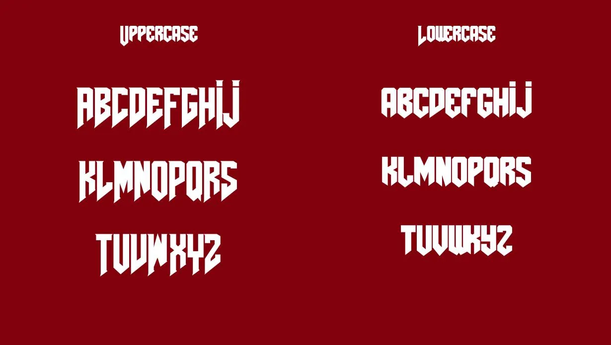 AmazDooM Font