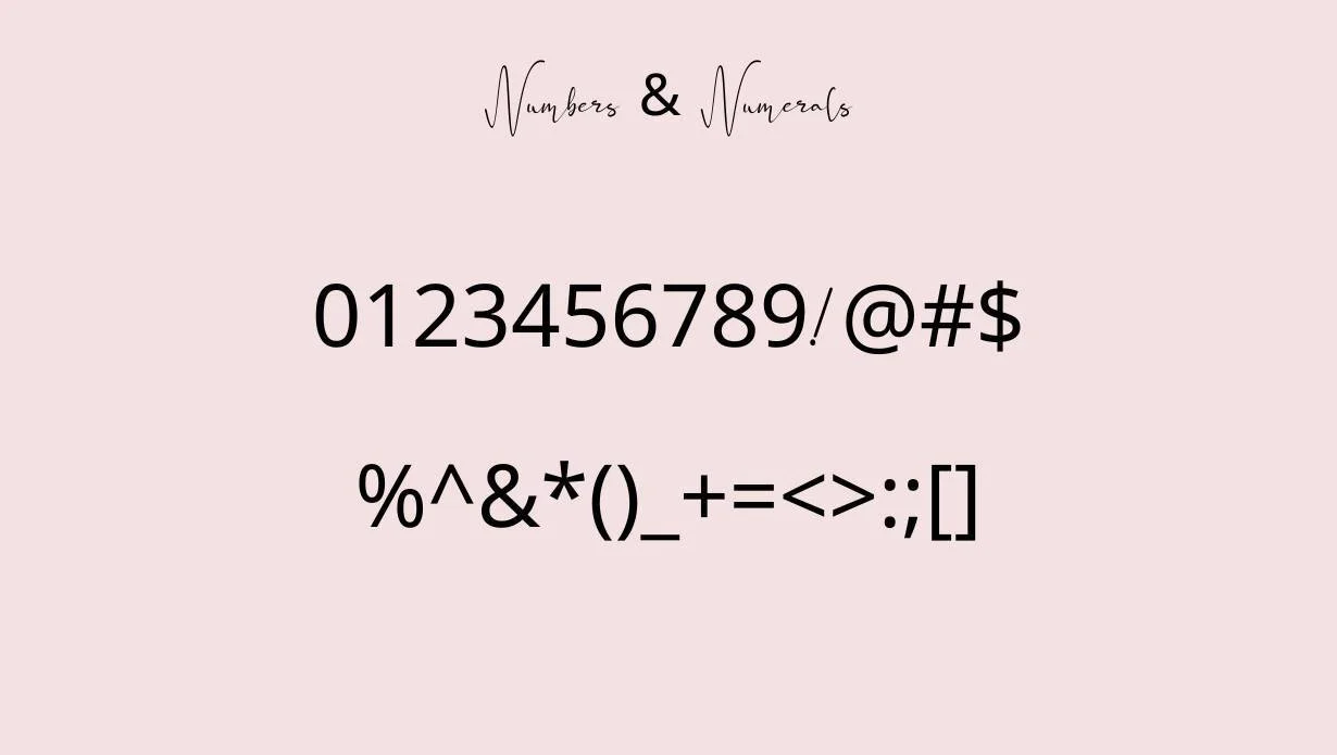 view of Black Pink Signature Font (1)