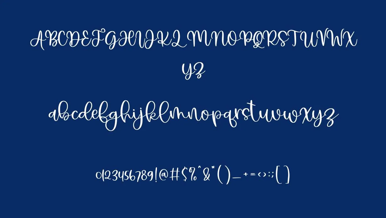 view of lightshot font