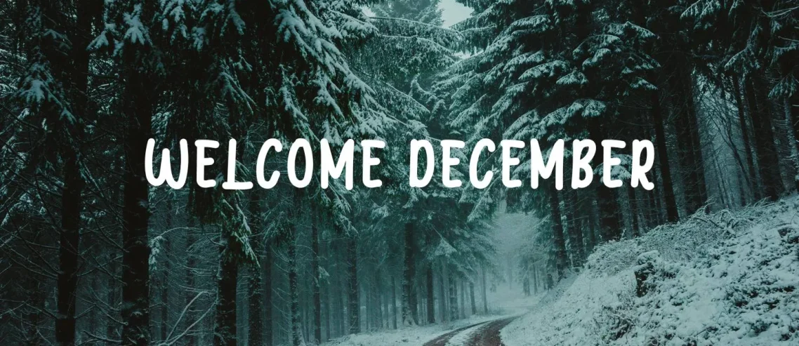 Welcome December Font