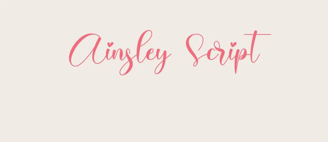 Ainsley Script Font