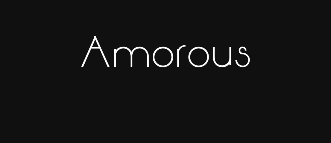 Amorous Regular Font