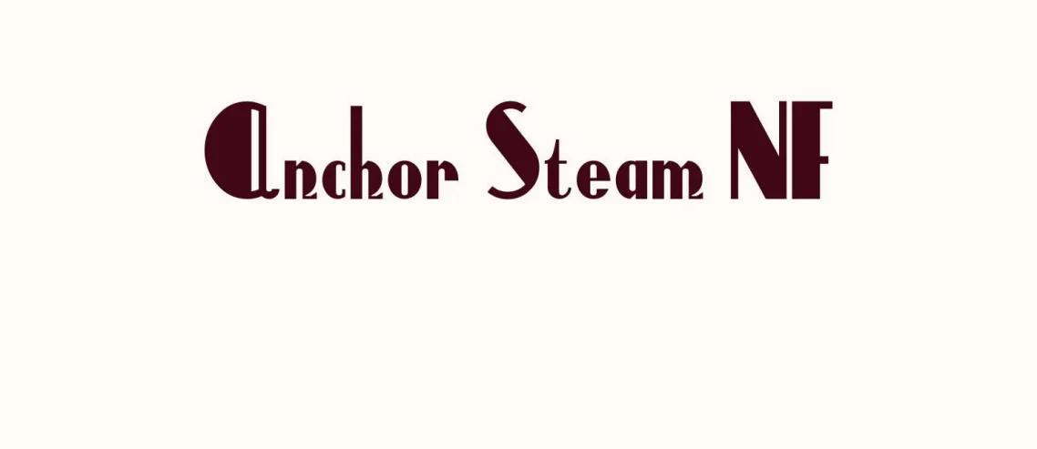 Anchor Steam NF Font