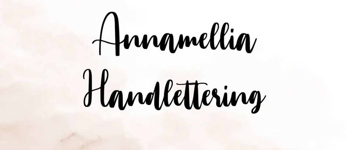 Annamellia Handlettering Font
