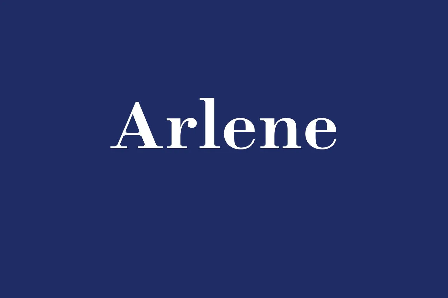 Arlene Font Free Download