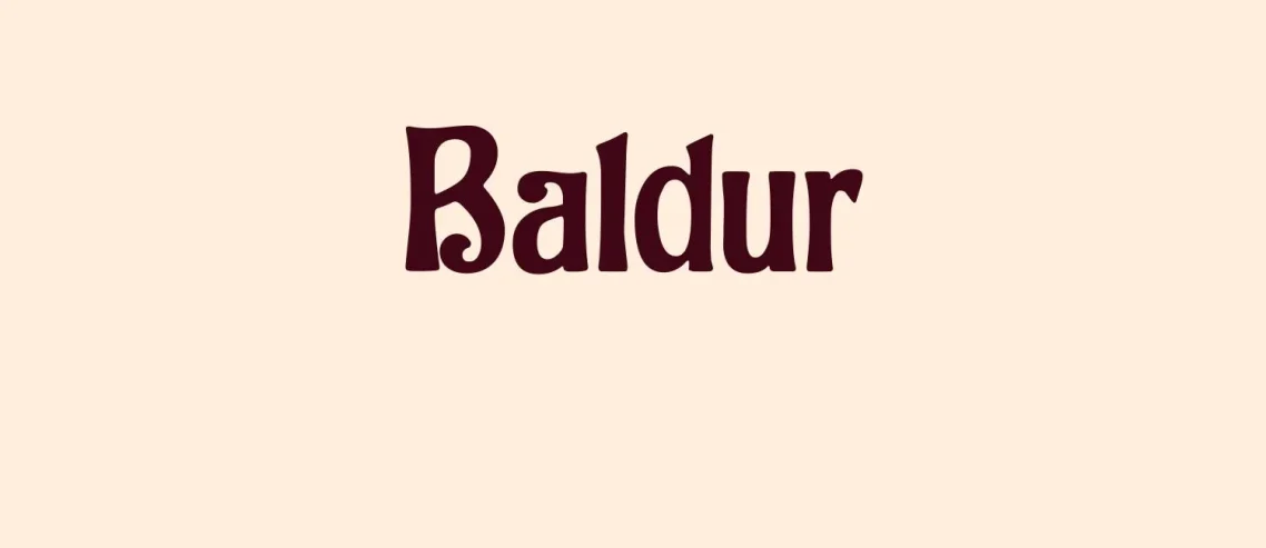 Baldur Regular Font