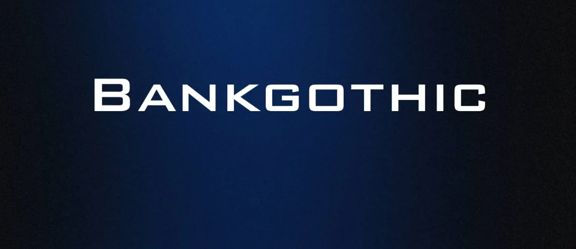 BankGothic Regular Font