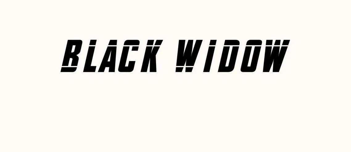 Black Widow Font