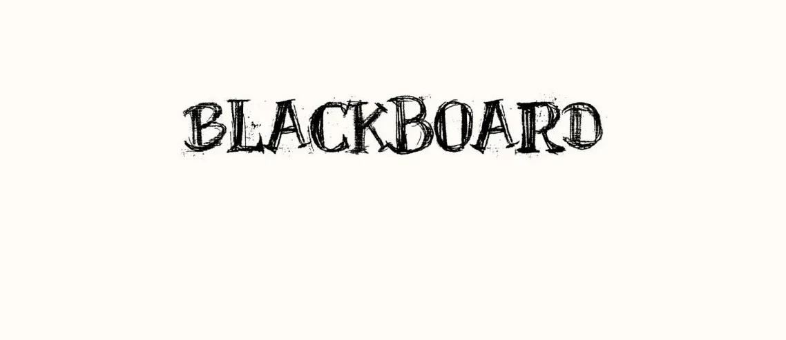 Blackboard Font