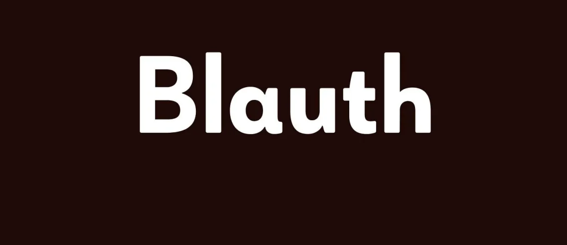 Blauth Font