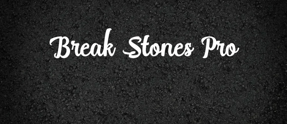 Break Stones Pro Font
