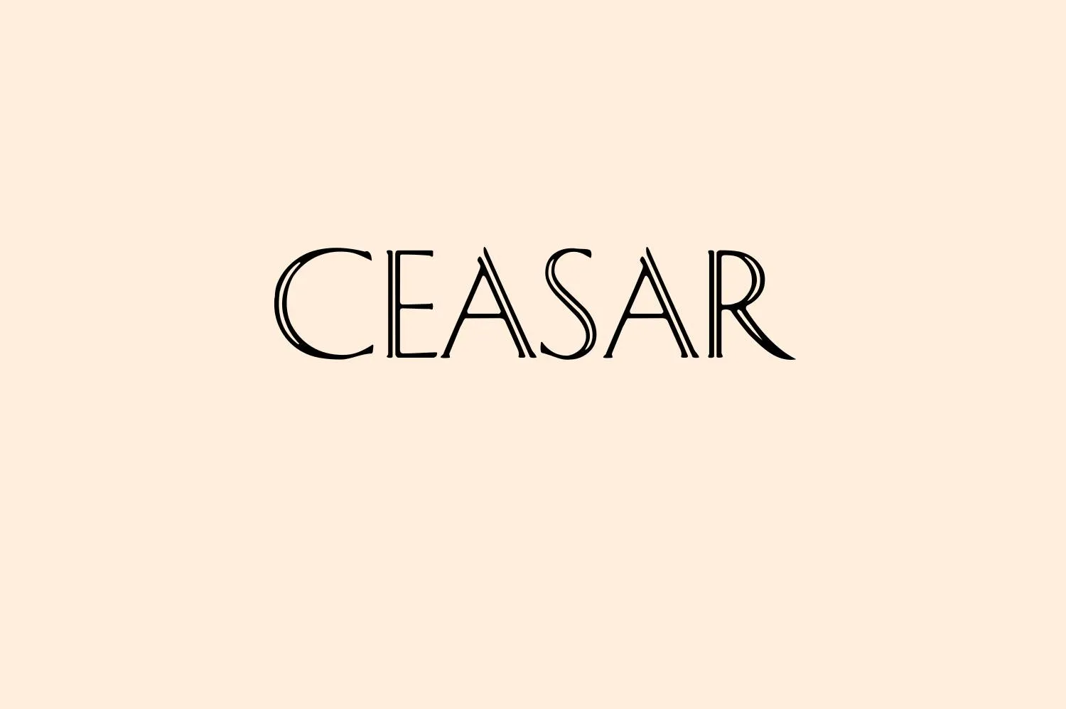 Ceasar Font Free Download