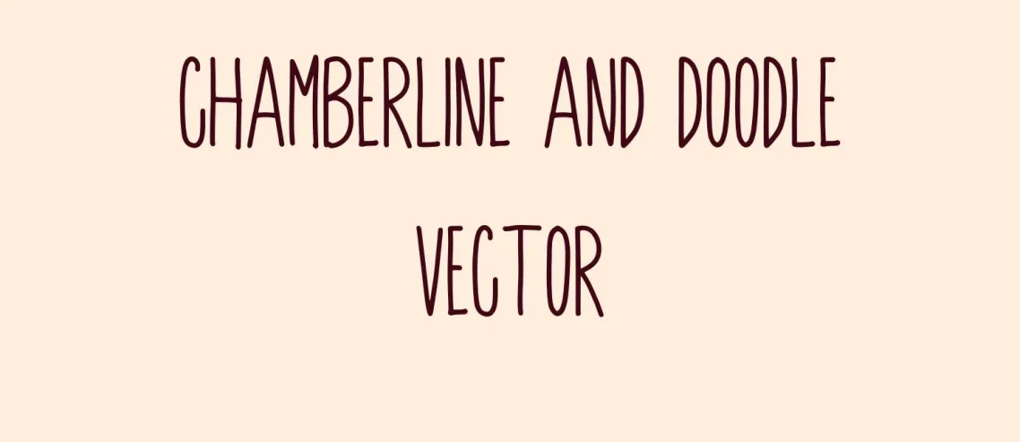 Chamberline and Doodle Vector Font