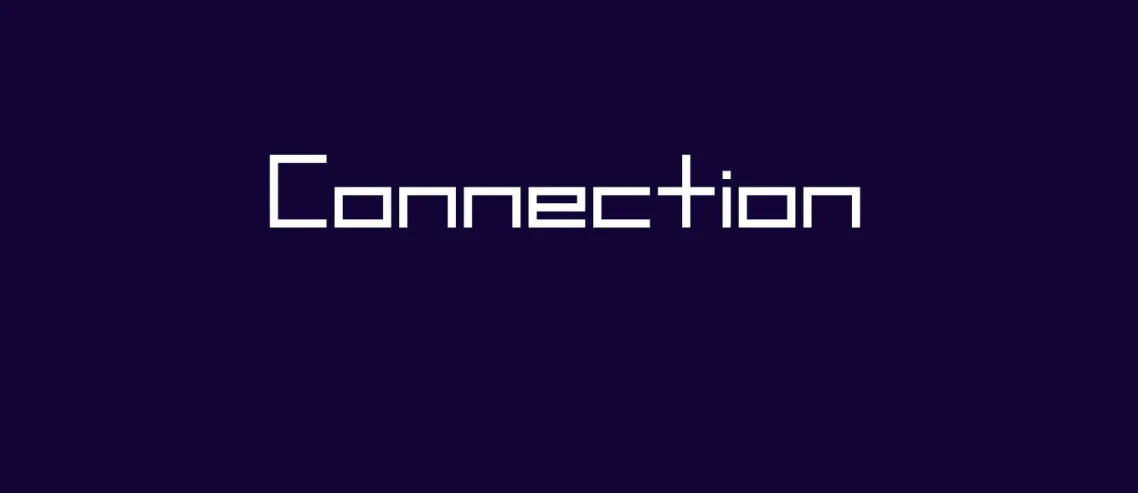 Connection Regular Font