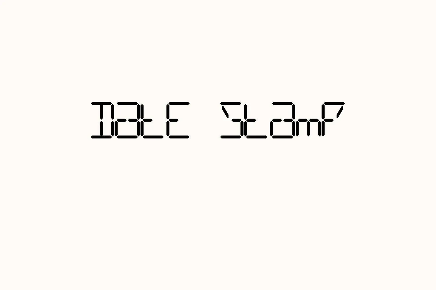 date-stamp-font-free-download