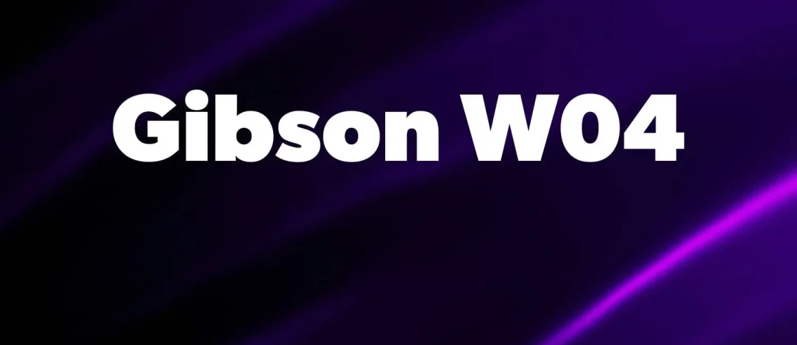 Gibson W04 Bold Font