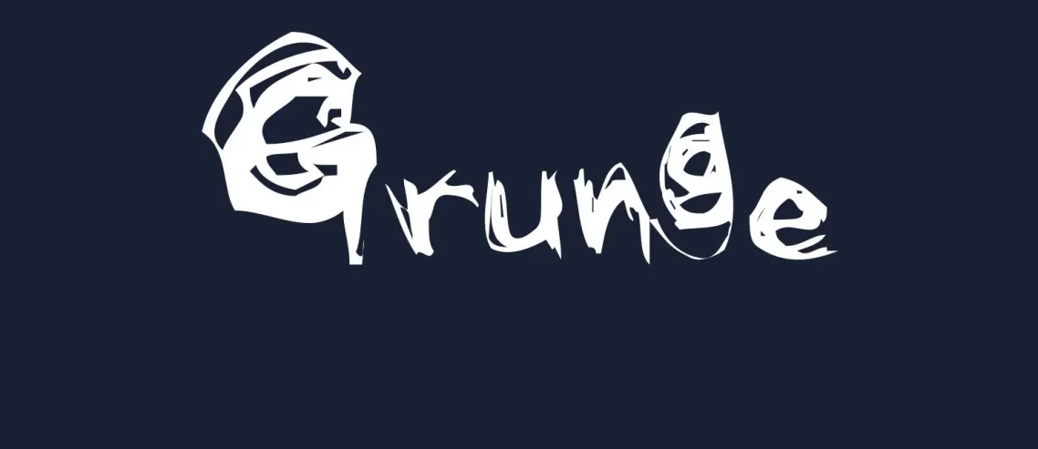 Grunge Font