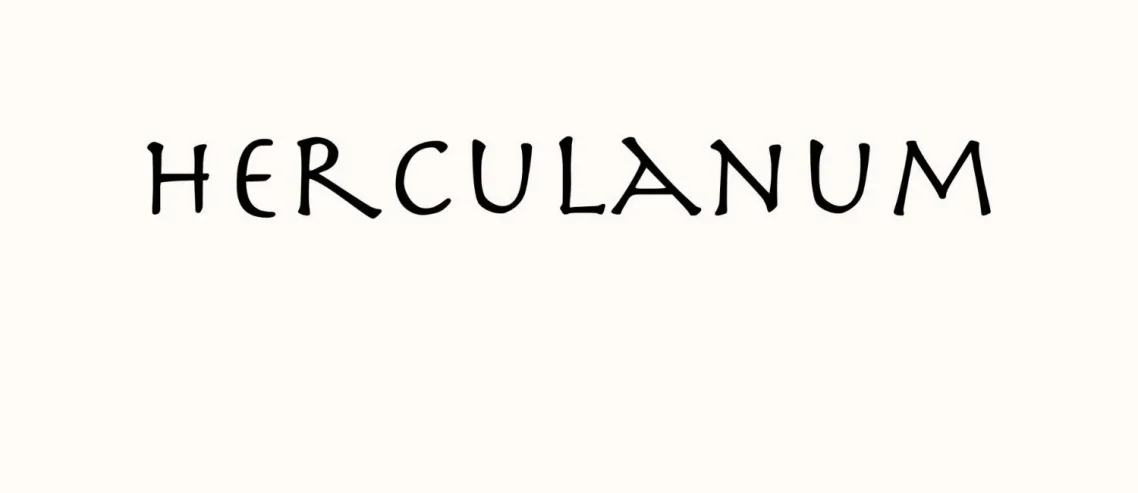 Herculaneum Font