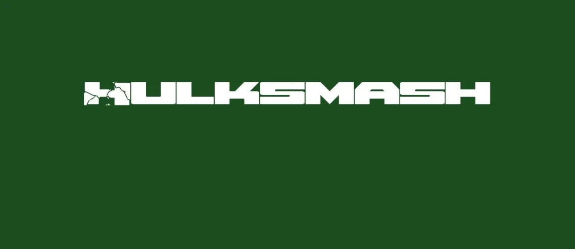 HulkSmash Font