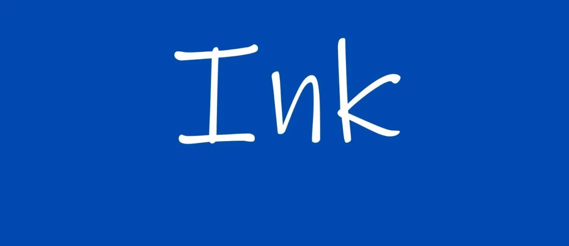 Ink Font