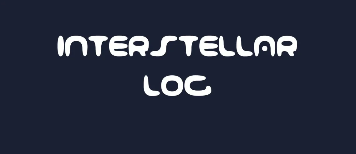 Interstellar Log Regular Font