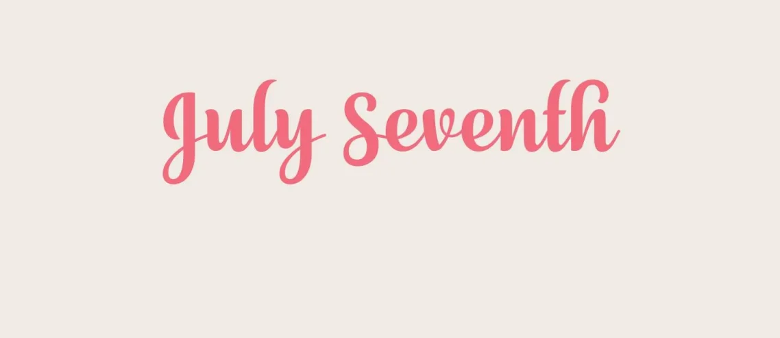 July Seventh Font