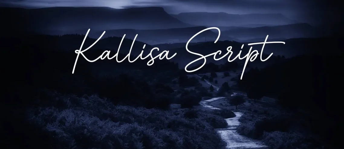 Kallisa Script Font