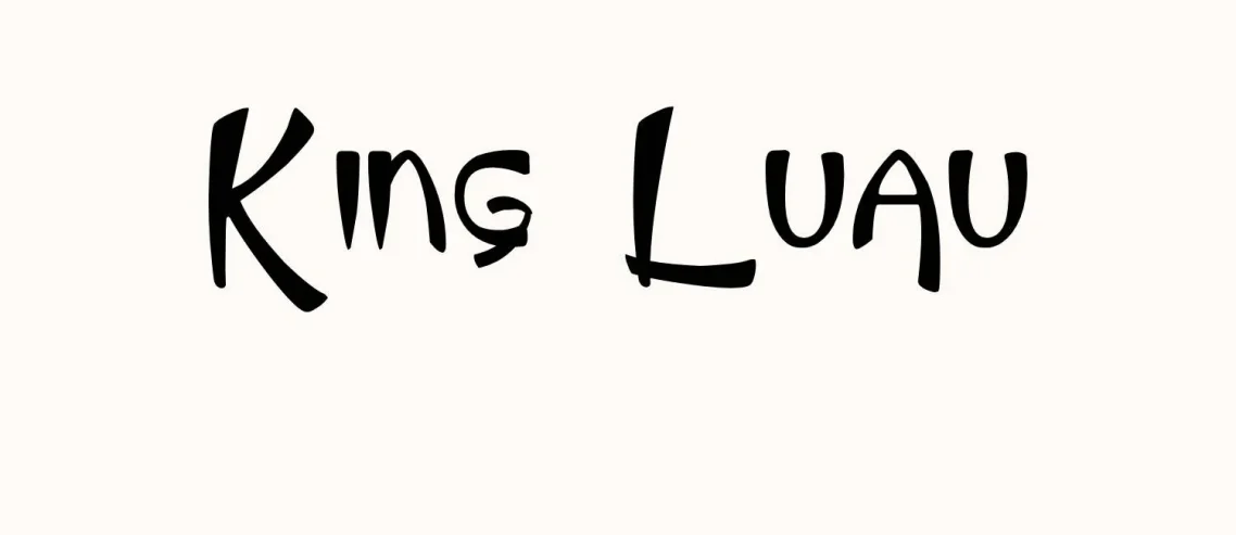 King Luau Regular Font