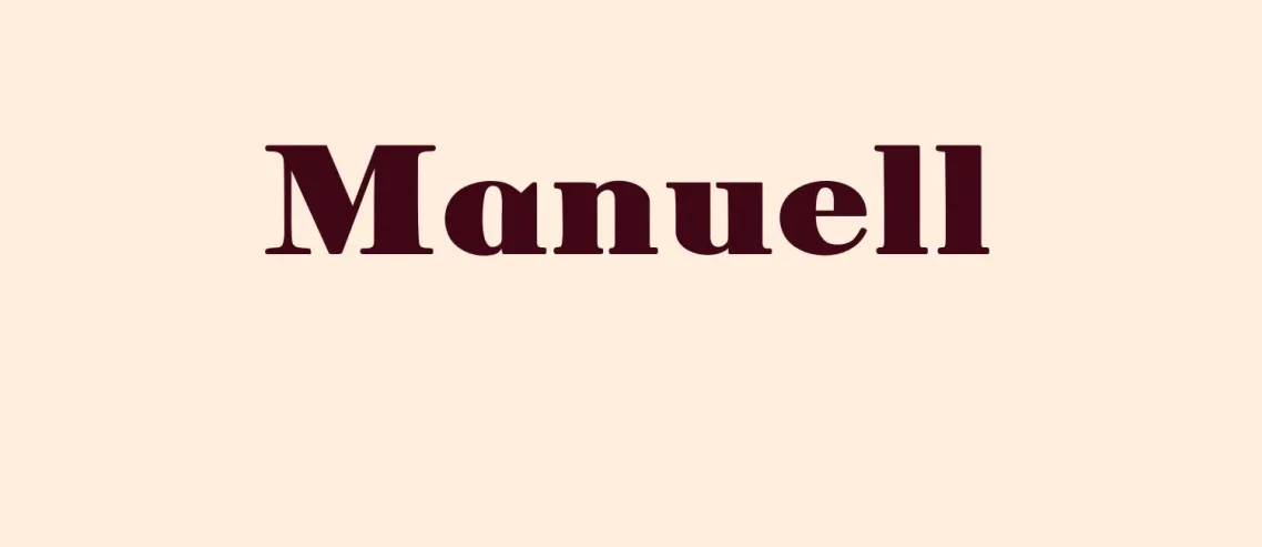 Manuell Font