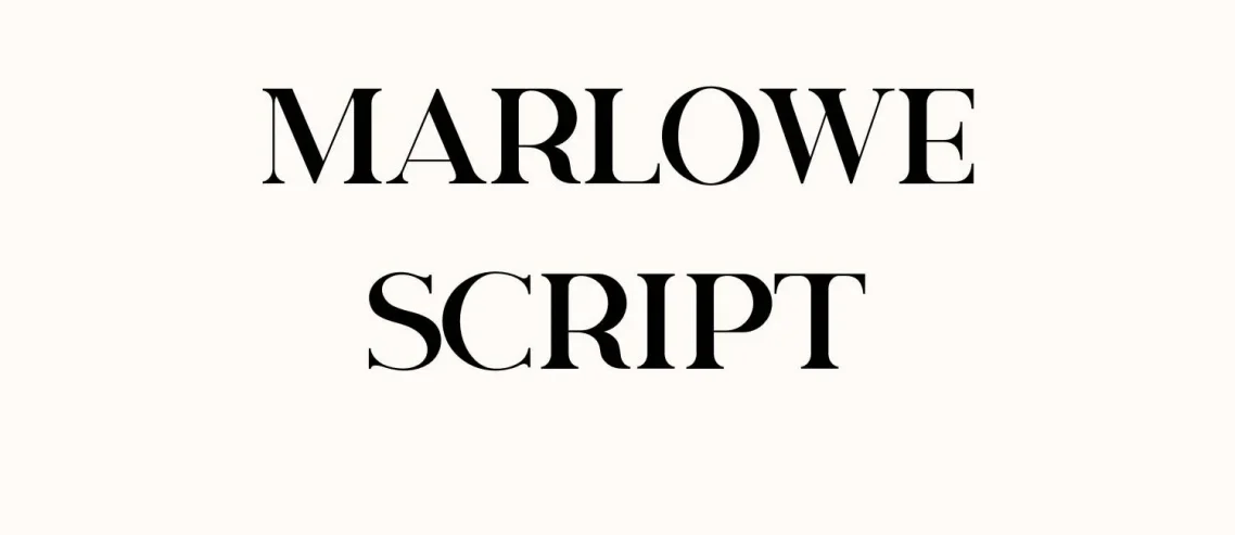 Marlowe Script Font