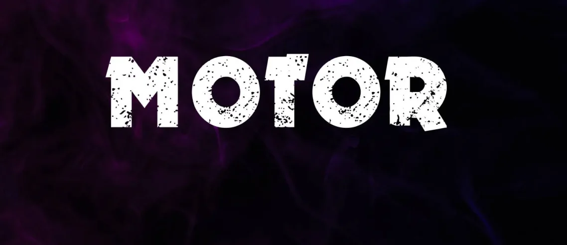 Motor Font