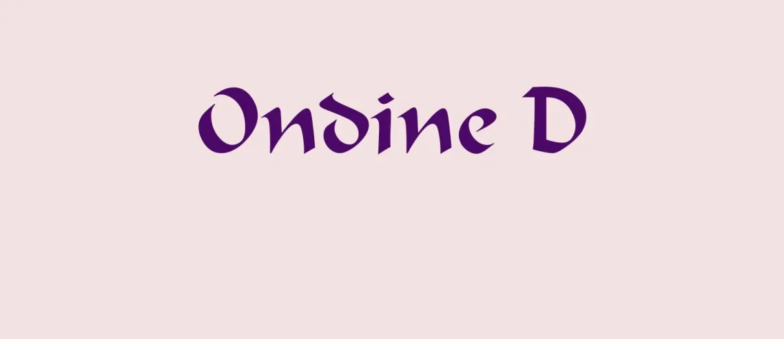 Ondine D Font